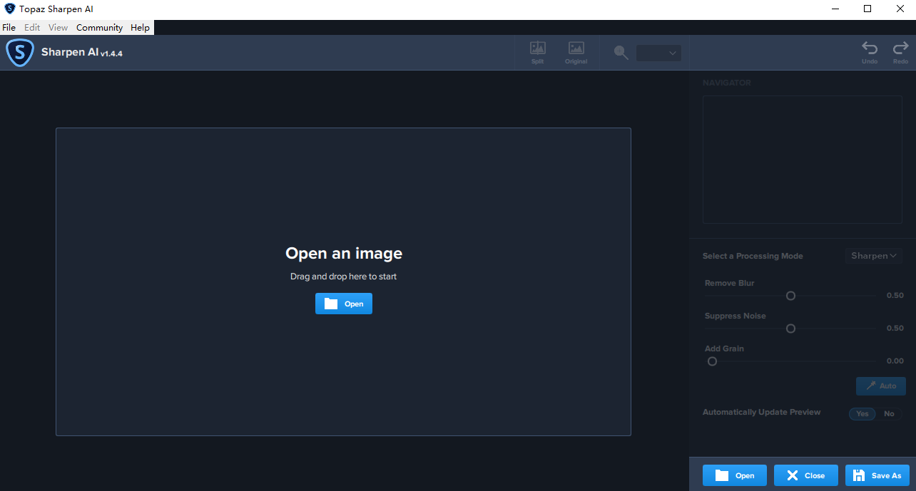 Topaz Sharpen AI 1.4.4图片图画锐化聚焦处理软件