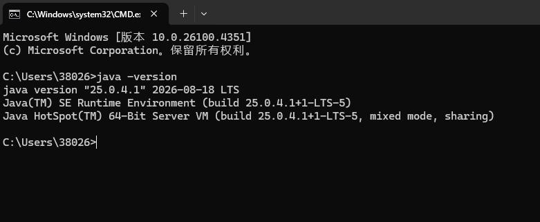 JDK 25标准开发工具包
